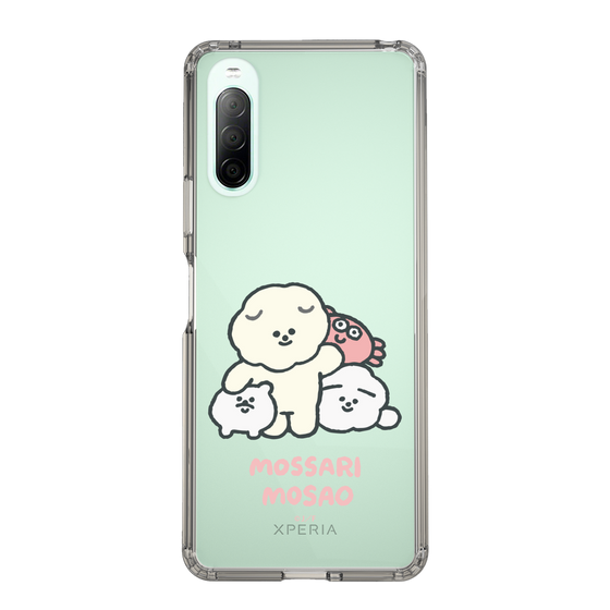 Slim Protection Case［ Mossari Mosao - Everyone Together - Clear ］