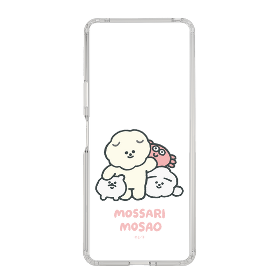 Slim Protection Case［ Mossari Mosao - Everyone Together - Clear ］