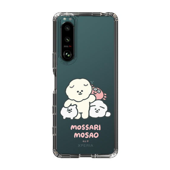 Slim Protection Case［ Mossari Mosao - Everyone Together - Clear ］