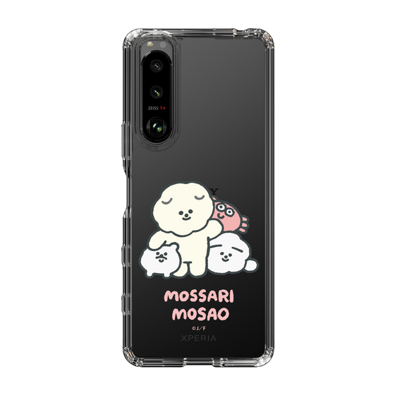 Slim Protection Case［ Mossari Mosao - Everyone Together - Clear ］