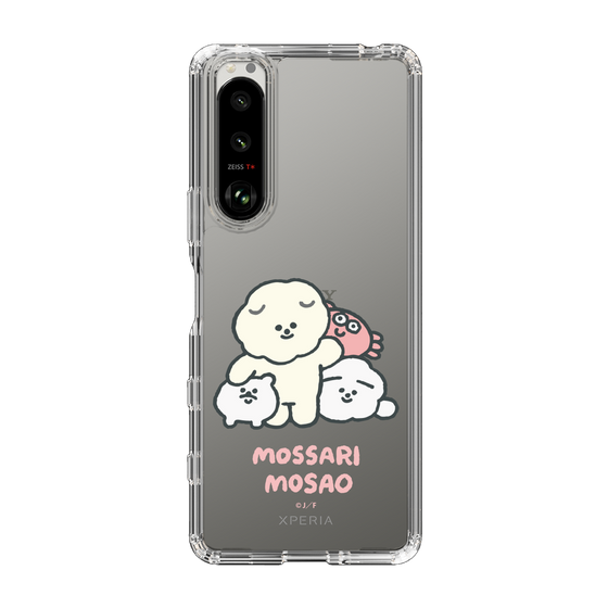 Slim Protection Case［ Mossari Mosao - Everyone Together - Clear ］