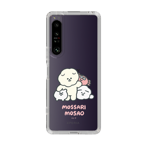 Slim Protection Case［ Mossari Mosao - Everyone Together - Clear ］