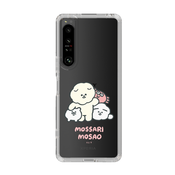 Slim Protection Case［ Mossari Mosao - Everyone Together - Clear ］