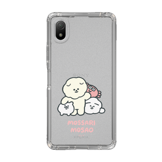 Slim Protection Case［ Mossari Mosao - Everyone Together - Clear ］