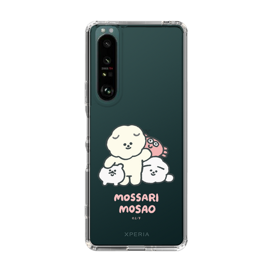 Slim Protection Case［ Mossari Mosao - Everyone Together - Clear ］