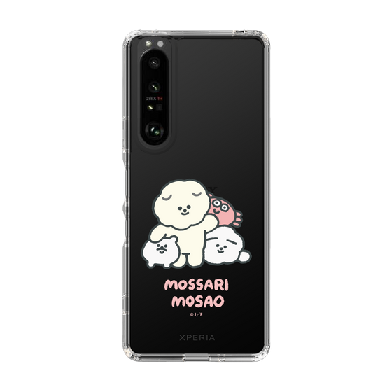 Slim Protection Case［ Mossari Mosao - Everyone Together - Clear ］