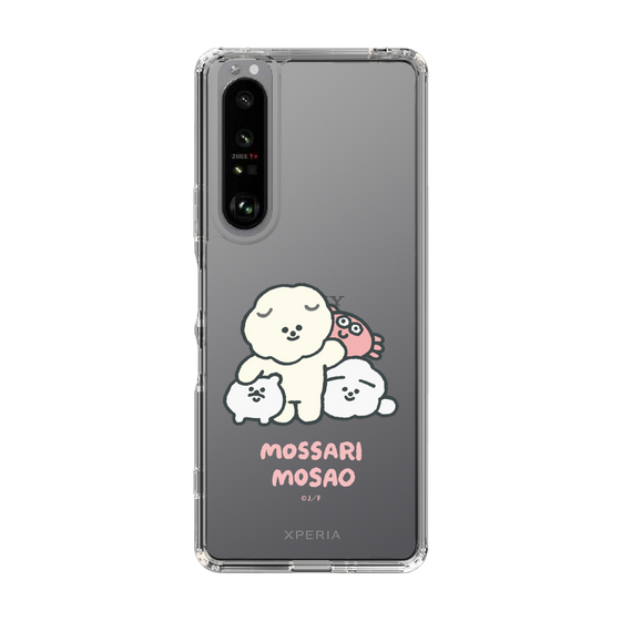 Slim Protection Case［ Mossari Mosao - Everyone Together - Clear ］
