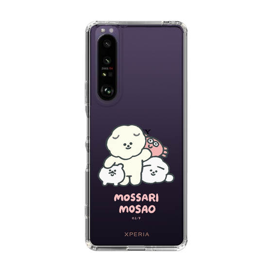 Slim Protection Case［ Mossari Mosao - Everyone Together - Clear ］