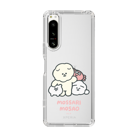 Slim Protection Case［ Mossari Mosao - Everyone Together - Clear ］