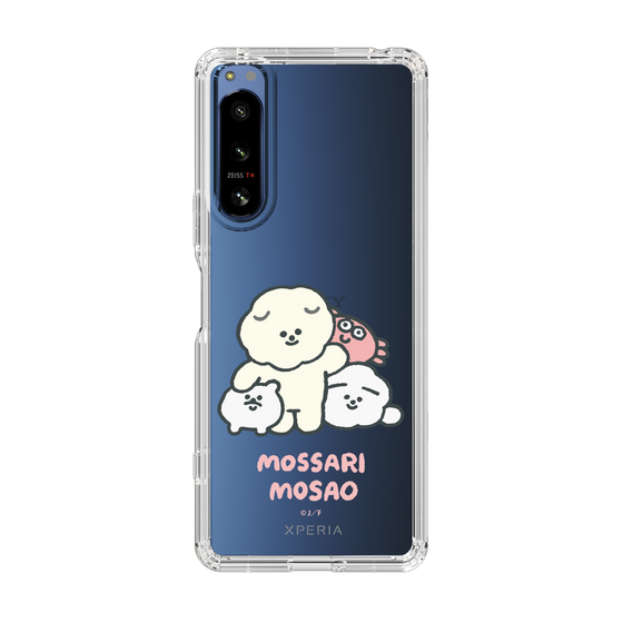 Slim Protection Case［ Mossari Mosao - Everyone Together - Clear ］
