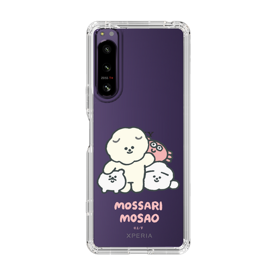 Slim Protection Case［ Mossari Mosao - Everyone Together - Clear ］