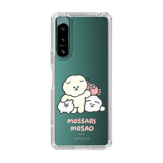 Slim Protection Case［ Mossari Mosao - Everyone Together - Clear ］