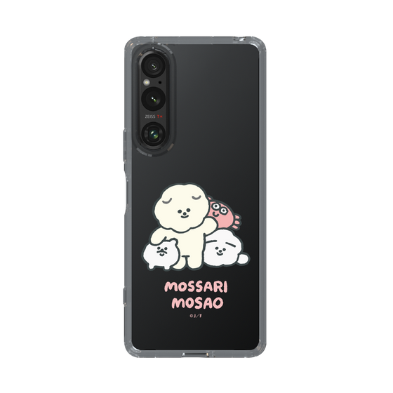 Slim Protection Case［ Mossari Mosao - Everyone Together - Clear ］