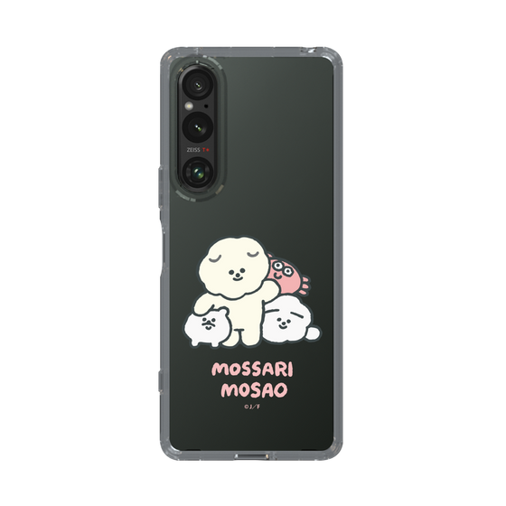 Slim Protection Case［ Mossari Mosao - Everyone Together - Clear ］