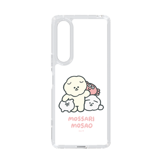 Slim Protection Case［ Mossari Mosao - Everyone Together - Clear ］