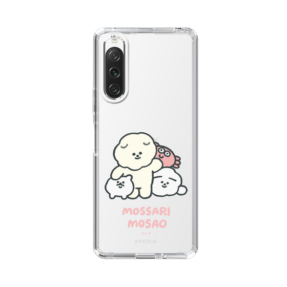 Slim Protection Case［ Mossari Mosao - Everyone Together - Clear ］