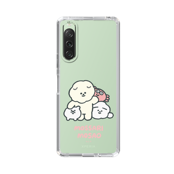 Slim Protection Case［ Mossari Mosao - Everyone Together - Clear ］