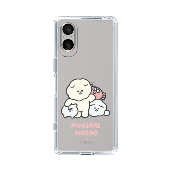Slim Protection Case［ Mossari Mosao - Everyone Together - Clear ］
