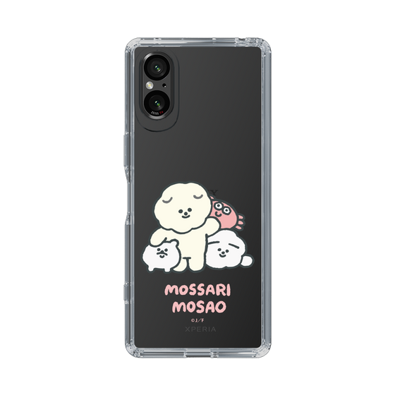 Slim Protection Case［ Mossari Mosao - Everyone Together - Clear ］