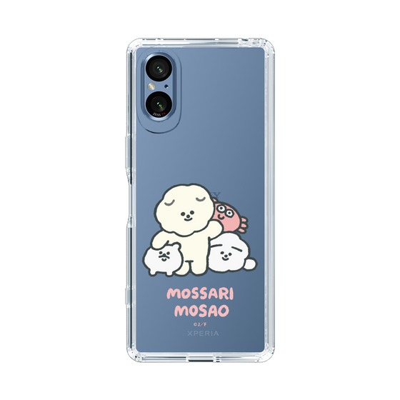 Slim Protection Case［ Mossari Mosao - Everyone Together - Clear ］