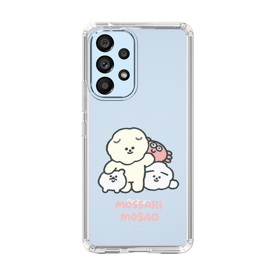Slim Protection Case［ Mossari Mosao - Everyone Together - Clear ］