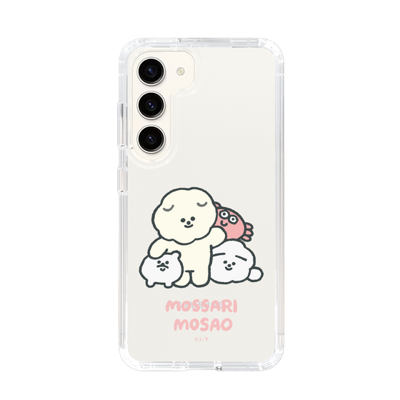 Slim Protection Case［ Mossari Mosao - Everyone Together - Clear ］