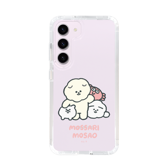 Slim Protection Case［ Mossari Mosao - Everyone Together - Clear ］