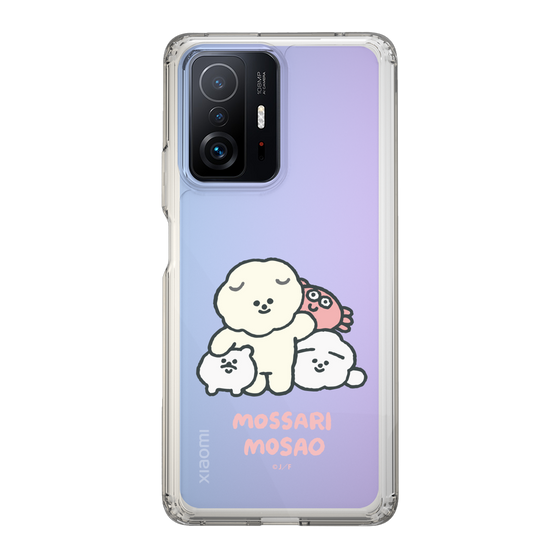 Slim Protection Case［ Mossari Mosao - Everyone Together - Clear ］