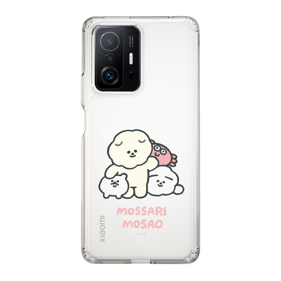Slim Protection Case［ Mossari Mosao - Everyone Together - Clear ］