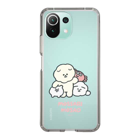 Slim Protection Case［ Mossari Mosao - Everyone Together - Clear ］