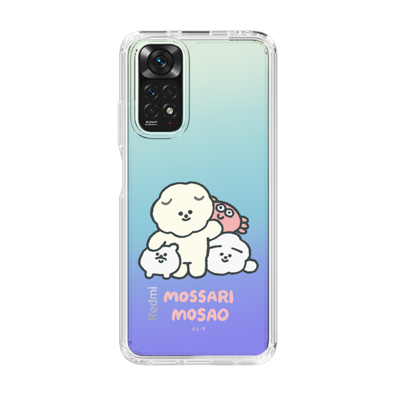 Slim Protection Case［ Mossari Mosao - Everyone Together - Clear ］
