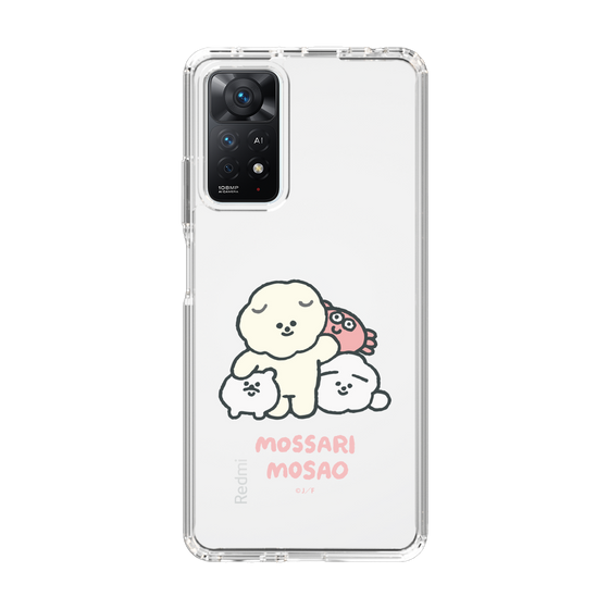Slim Protection Case［ Mossari Mosao - Everyone Together - Clear ］