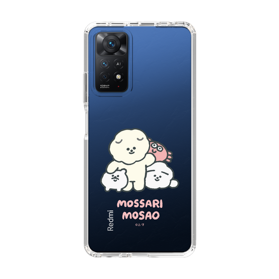 Slim Protection Case［ Mossari Mosao - Everyone Together - Clear ］