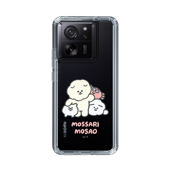 Slim Protection Case［ Mossari Mosao - Everyone Together - Clear ］