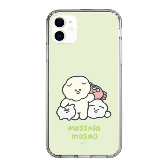 Slim Protection Case［ Mossari Mosao - Everyone Together - Green ］