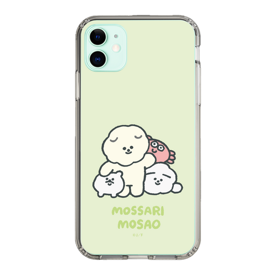 Slim Protection Case［ Mossari Mosao - Everyone Together - Green ］