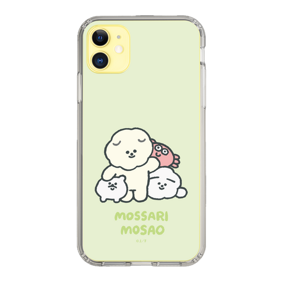 Slim Protection Case［ Mossari Mosao - Everyone Together - Green ］