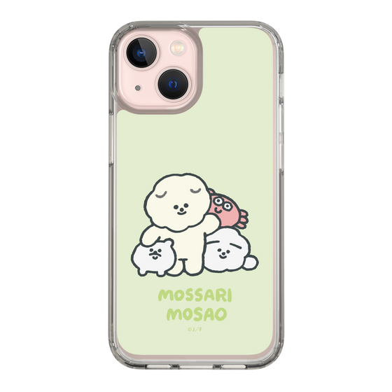 Slim Protection Case［ Mossari Mosao - Everyone Together - Green ］