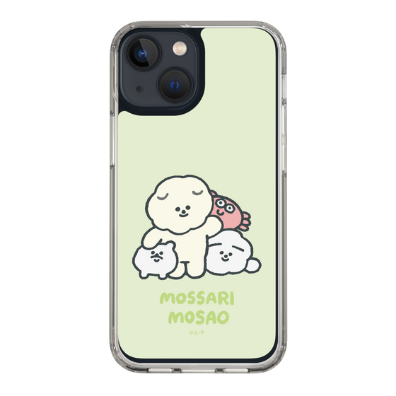 Slim Protection Case［ Mossari Mosao - Everyone Together - Green ］