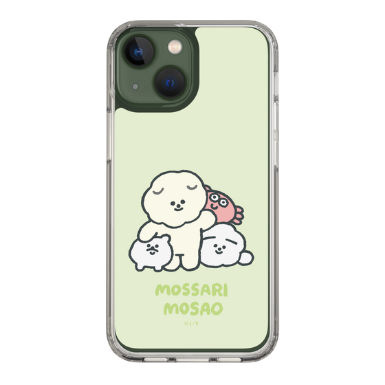 Slim Protection Case［ Mossari Mosao - Everyone Together - Green ］