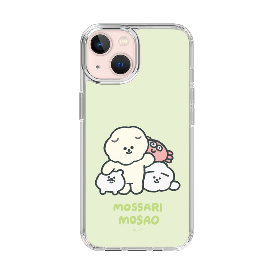 Slim Protection Case［ Mossari Mosao - Everyone Together - Green ］