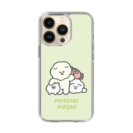 Slim Protection Case［ Mossari Mosao - Everyone Together - Green ］