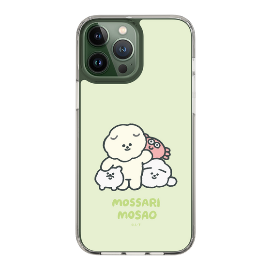 Slim Protection Case［ Mossari Mosao - Everyone Together - Green ］