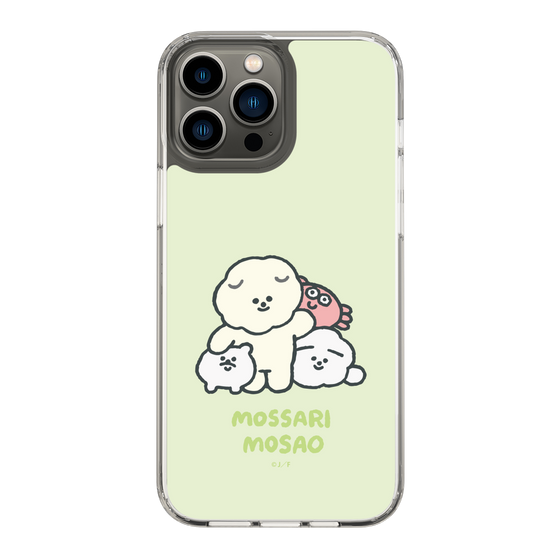 Slim Protection Case［ Mossari Mosao - Everyone Together - Green ］