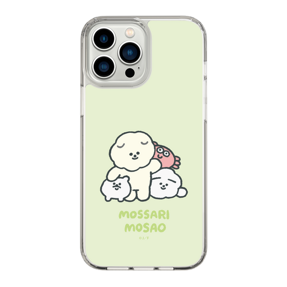 Slim Protection Case［ Mossari Mosao - Everyone Together - Green ］