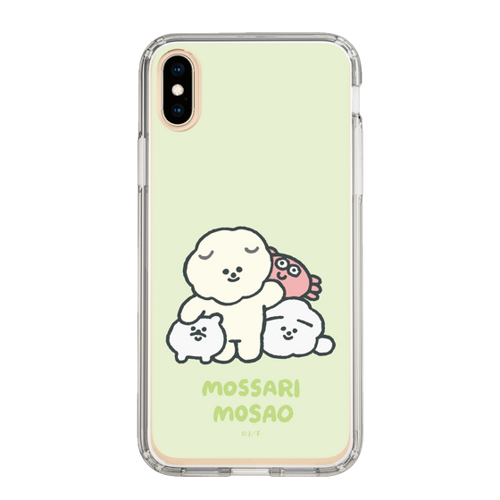 Slim Protection Case［ Mossari Mosao - Everyone Together - Green ］