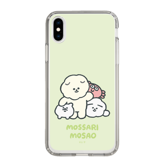 Slim Protection Case［ Mossari Mosao - Everyone Together - Green ］