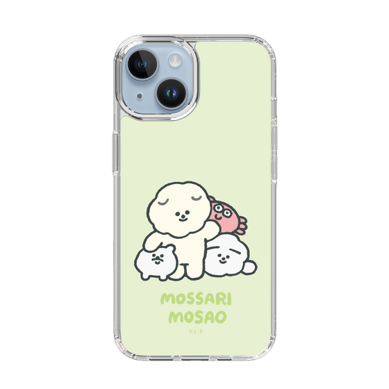 Slim Protection Case［ Mossari Mosao - Everyone Together - Green ］