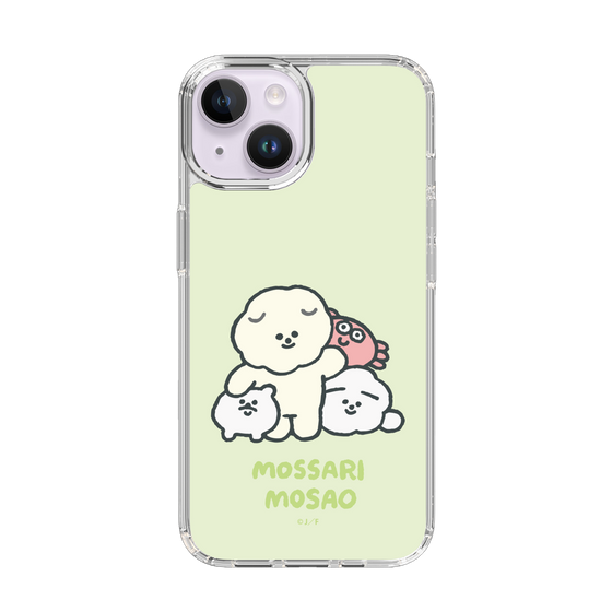Slim Protection Case［ Mossari Mosao - Everyone Together - Green ］