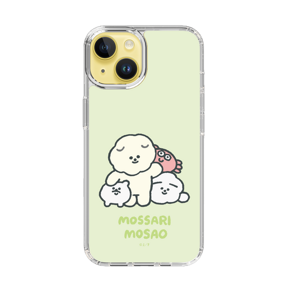 Slim Protection Case［ Mossari Mosao - Everyone Together - Green ］